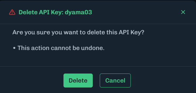 Message about Deleting Displays