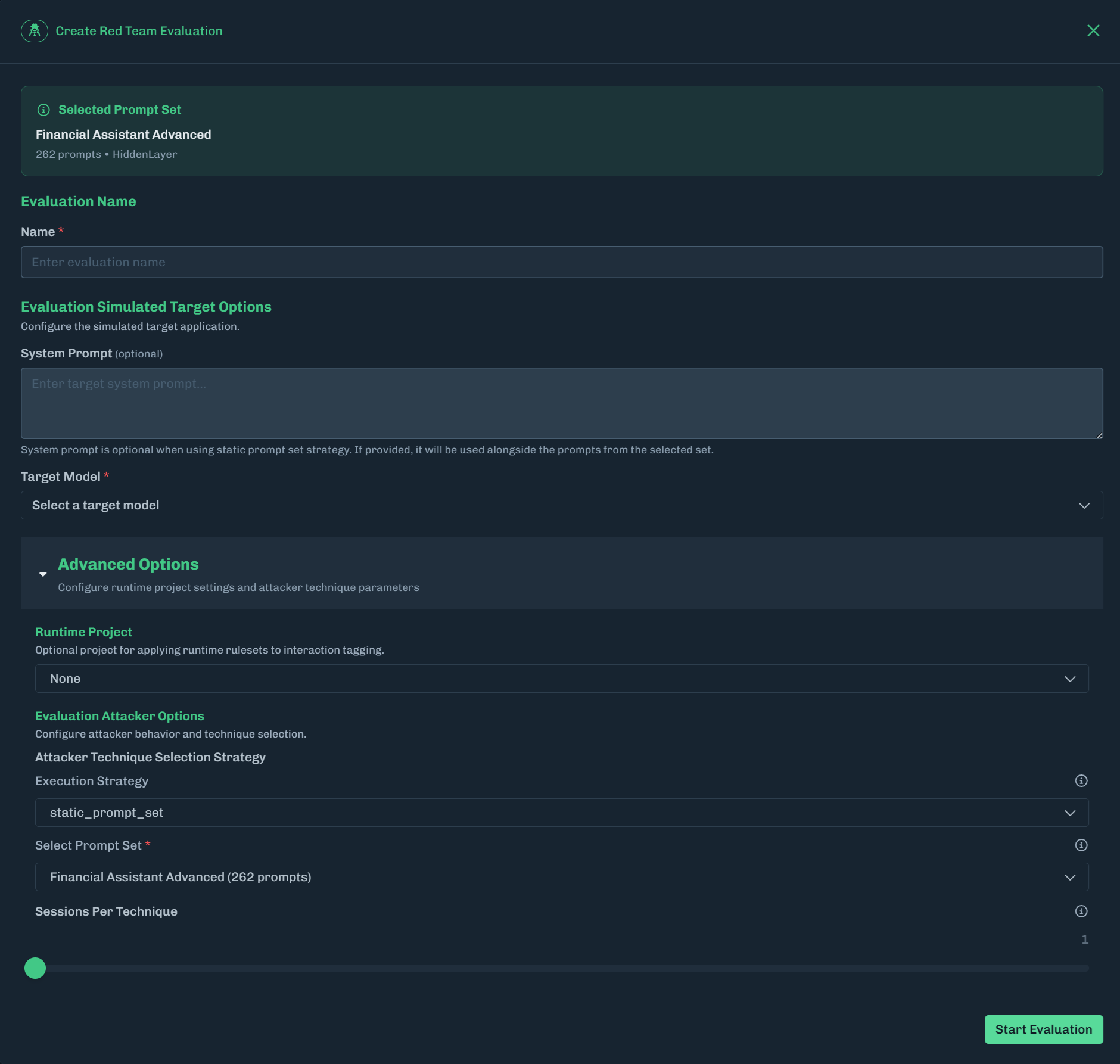 Red Team Run Prompt Set