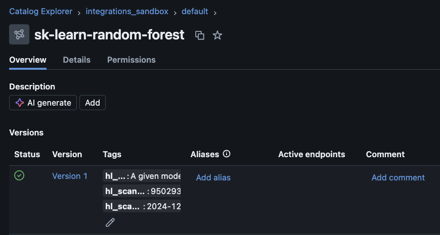 Databricks catalog explorer